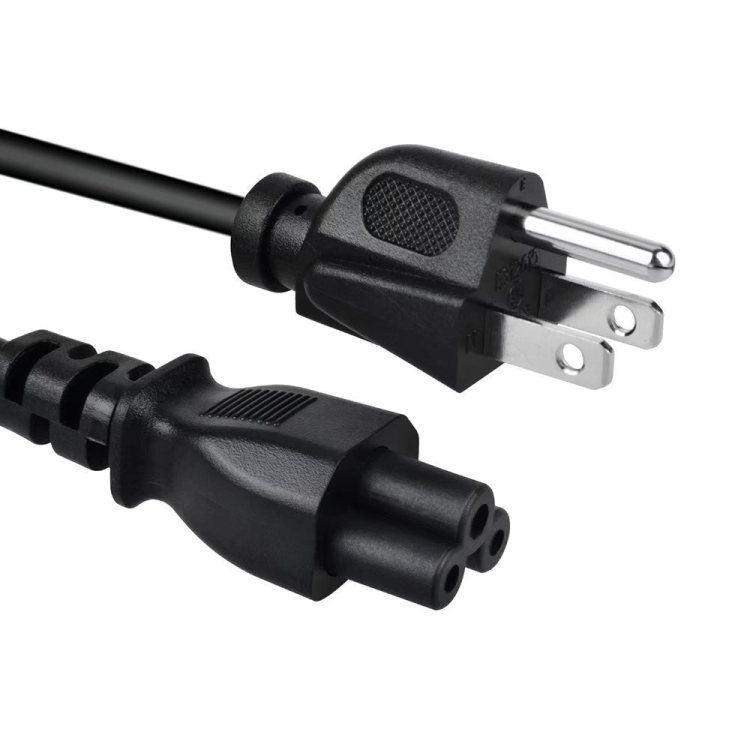 High Quality 3 Prong Style US Notebook AC Power Cord, Length: 1.2m 1.5m 1.8m 2.0m 3.0m