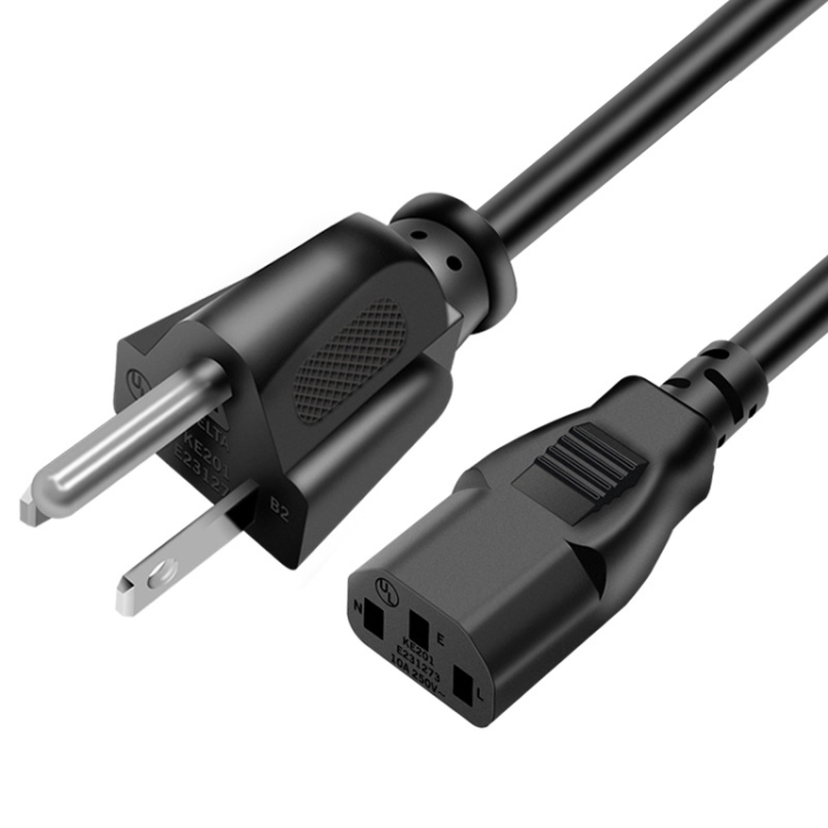 3 Prong Style US Plugs AC Power Cord