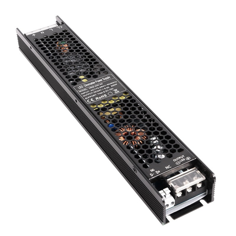24V Tensione costante TRIAC dimmerabile 200W Striscia luminosa Alimentatore dimmerabile Alimentatore dimmerabile professionale