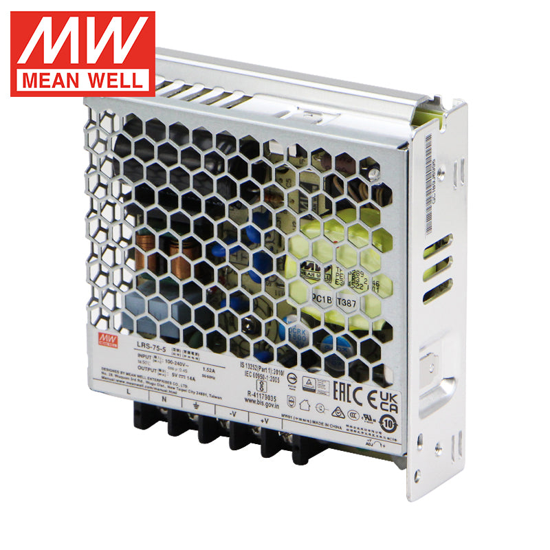 Mean Well LRS-75-5 5V 75W Single Output Switching Power Supply