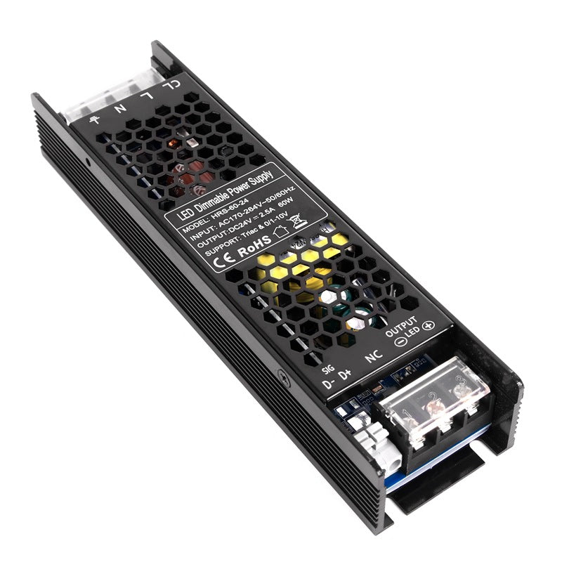LED Switching Power Supply 24V Dimmable Power Supply 0-10V Dimmable Power Supply 60W Three-Year Warranty