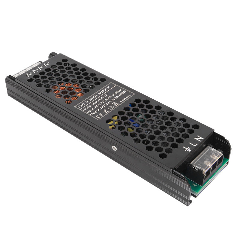LED Strip Switch Power Supply 12V 400W Aluminum Alloy DC Constant Voltage Power Supply for Strip Lights
