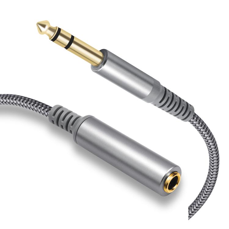 6.35mm 1/4 inch TRS Male to Female Stereo Extension Cable, 2m, 3m, 4.5m, 6m