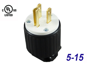 UL-certified LK Series American Straight Blade Plug Power Socket and Female Plug