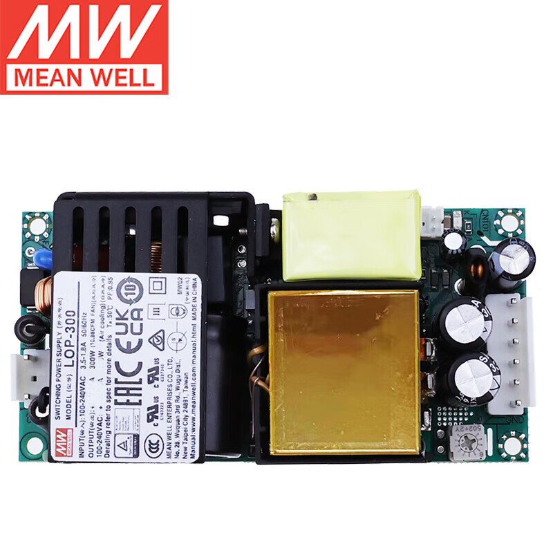 MEAN WELL LOP-300-12 / LOP-300-24 / LOP-300-48 | 300W Open Frame Power Supply Technical Specifications