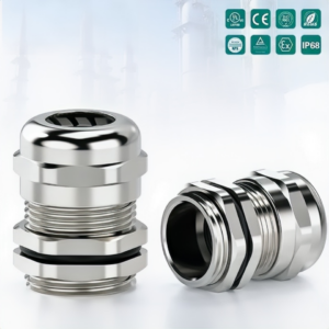 UL CE Certification M/PG Thread Type Metal Cable Gland Series IP68K EMC Shielding for Mining Machinery