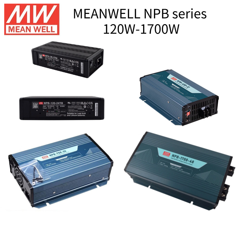 MEAN WELL NPB Series 120W-1700W | Complete Line of High-Reliability Intelligent Battery Chargers