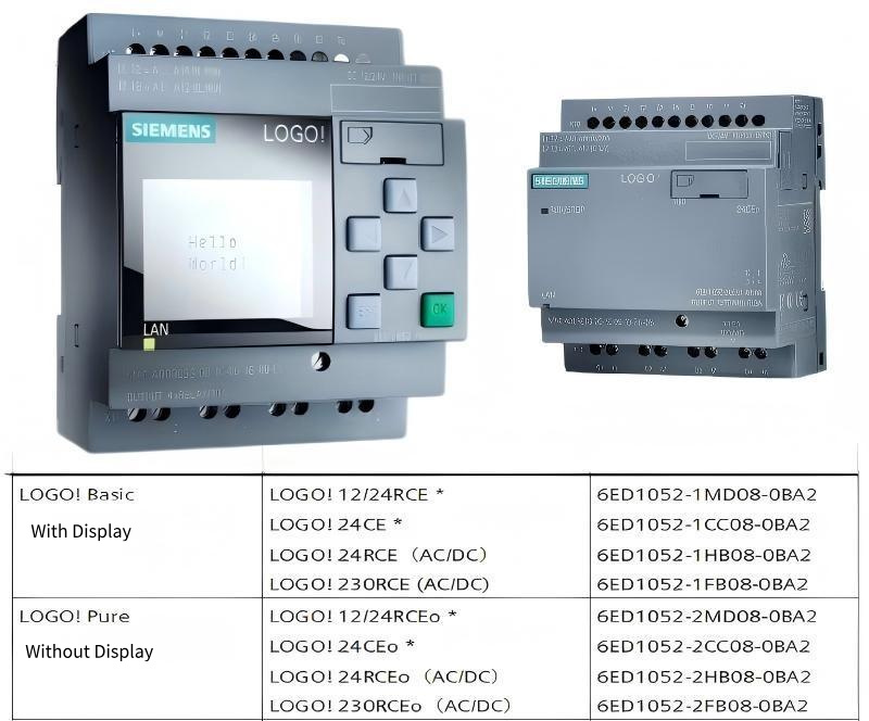 Siemens LOGO! Series Logic Module 12-230V AC/DC Supply Compact Programmable Logic Controller for Simple Automation Tasks