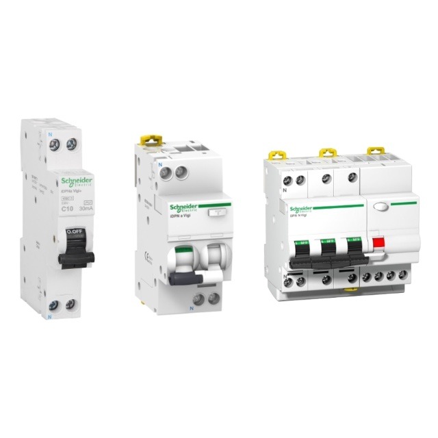 Schneider Acti 9 Series iC65N Vigi+ RCBO | High-Performance Leakage Protection Circuit Breaker for Industrial & Commercial Applications