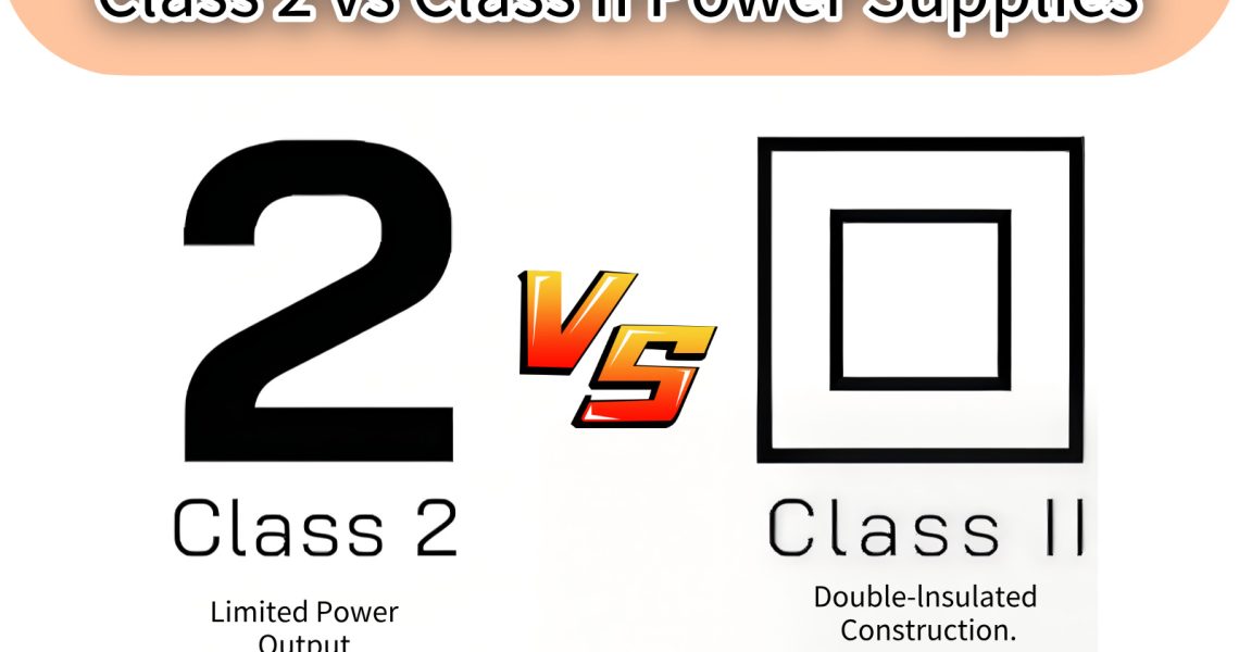 Class 2 vs Class II Power Supplies2